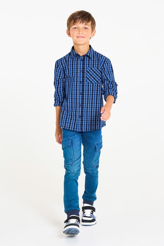 Camisa - Azul - Okaïdi