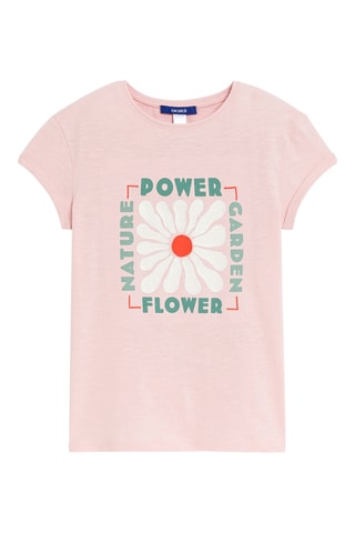 T-shirt - Rosa-maquilhagem - Okaïdi