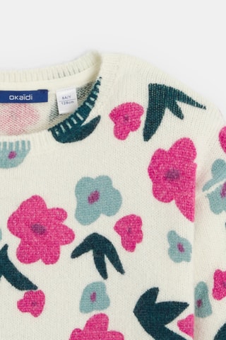 Pull - Vert et blanc - Okaïdi
