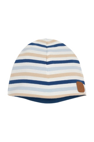 Bonnet - Bleu marine et blanc - Obaïbi
