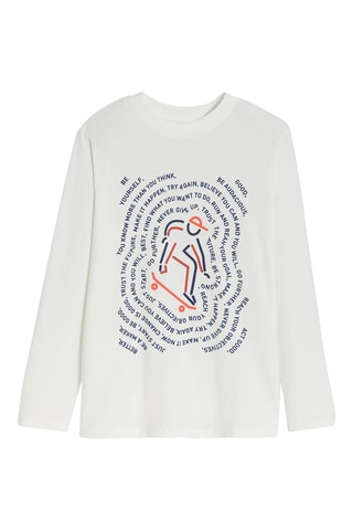 T-shirt - Blanc - Okaïdi