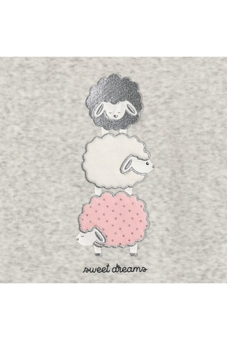 Pyjama - Gris chiné et rose - Okaïdi