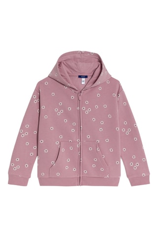 Sweat com capuz - Rosa-velho - Okaïdi