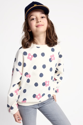 Sweat - Cinzento e branco - Okaïdi