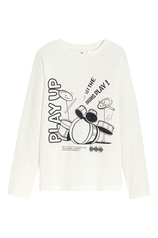 T-shirt - Blanc - Okaïdi