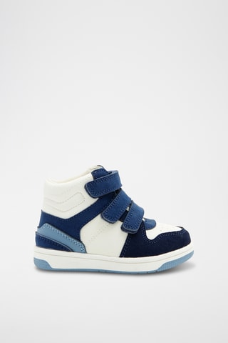 Baskets montantes - Bleu et blanc - Obaïbi