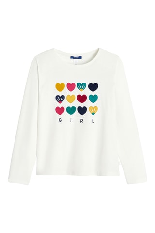 T-shirt - Ecru - Okaïdi