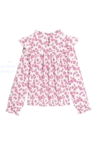 Blouse - Rose et blanc - Okaïdi