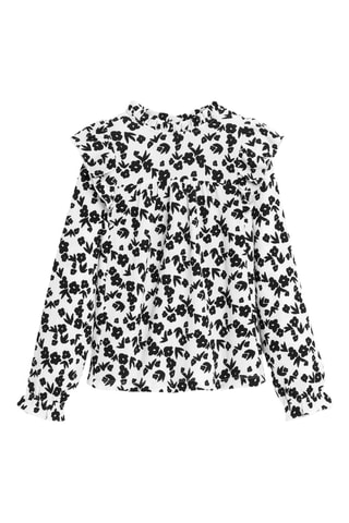 Blusa - Preto e branco - Okaïdi
