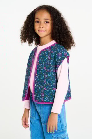 Sweat - Rosa e azul-pato - Okaïdi