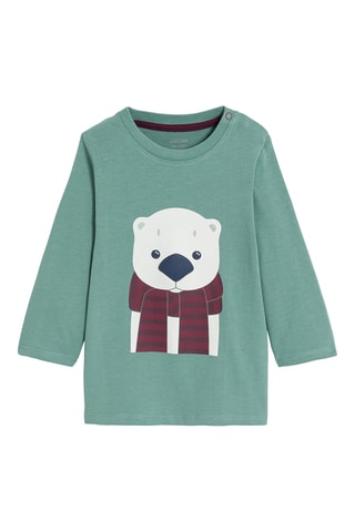 T-shirt - Vert clair chiné - Obaïbi