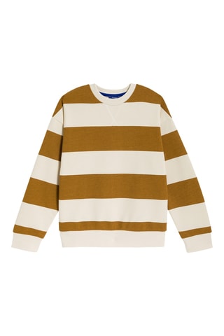 Sweat - Moutarde et beige - Okaïdi
