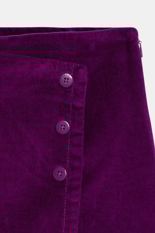 Jupe-short en velours - Violet - Okaïdi