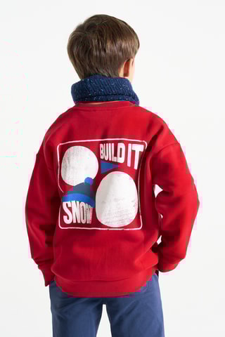 Sweat - Rouge - Okaïdi