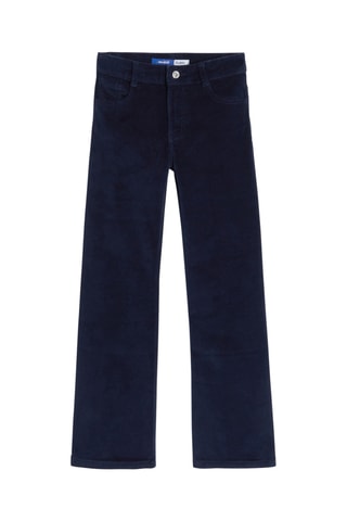 Pantalon en velours - Bleu nuit - Okaïdi