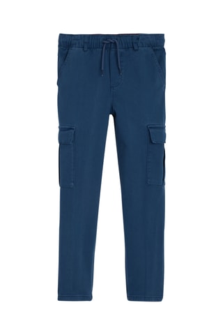 Pantalon cargo - Bleu pétrole - Okaïdi