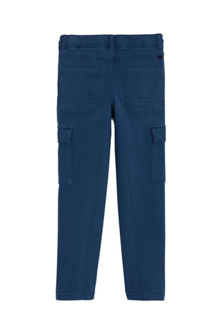 Pantalon cargo - Bleu pétrole - Okaïdi