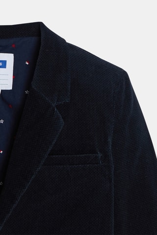 Veste en velours - Bleu marine - Okaïdi