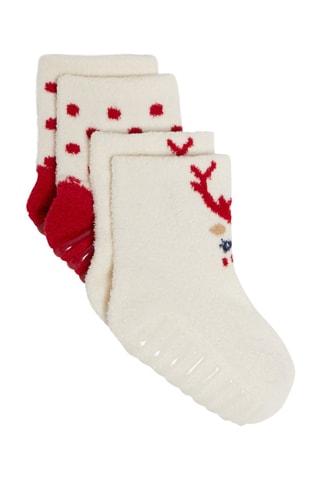 3 paires de chaussettes - Rose - Obaïbi