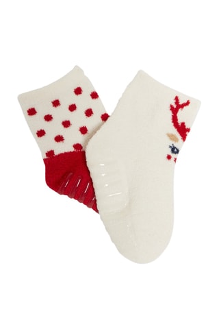 3 paires de chaussettes - Rose - Obaïbi