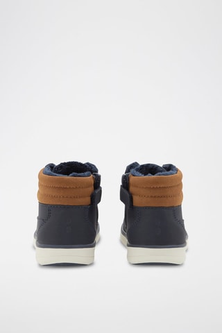 Bottines fourrées Bleu marine - Obaïbi