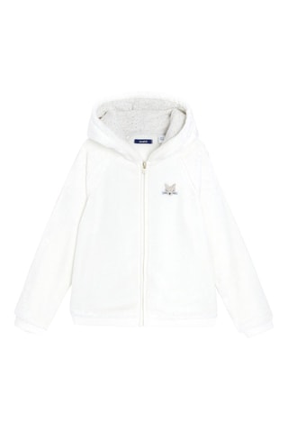Sweat com capuz Branco - Okaïdi