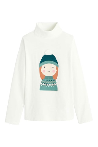 Sous-pull Blanc - Okaïdi
