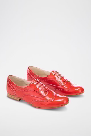 Leren Derby’s - Rood