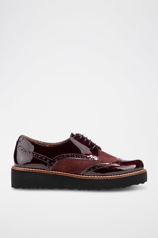 Nubuck Derby’s Kaffi-Serraje - Bordeauxrood
