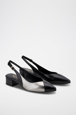 Leren Pumps Plomo - Zwart