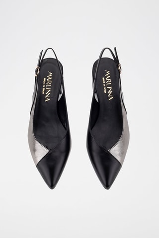Leren Pumps Plomo - Zwart