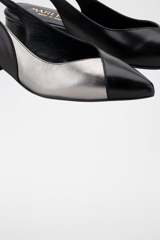 Leren Pumps Plomo - Zwart