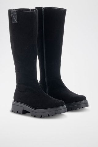 Nubuck Laarzen Ante - Zwart