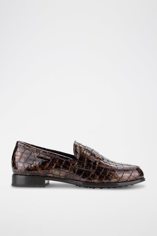 Lakleren Mocassins - Bruin
