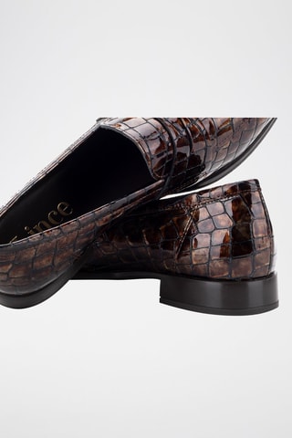 Lakleren Mocassins - Bruin