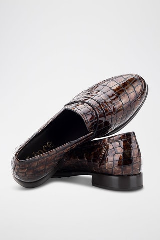 Lakleren Mocassins - Bruin