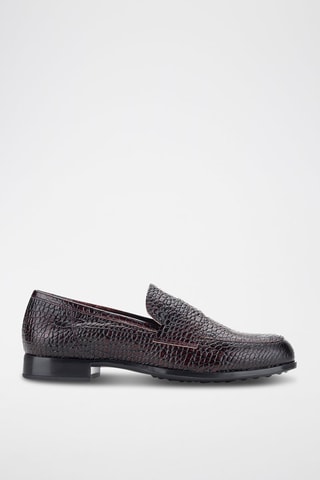 Leren Mocassins Vercel - Bordeauxrood