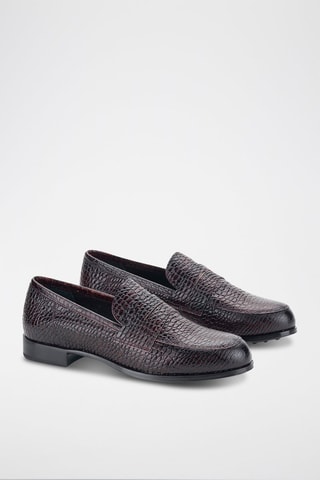 Leren Mocassins Vercel - Bordeauxrood