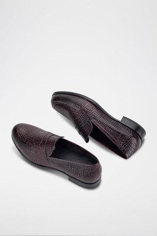 Leren Mocassins Vercel - Bordeauxrood