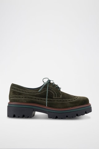 Nubuck Mocassins Serraje - Kaki