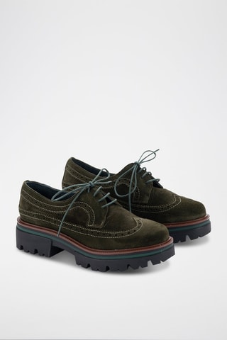 Nubuck Mocassins Serraje - Kaki