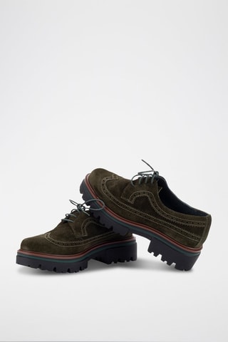Nubuck Mocassins Serraje - Kaki