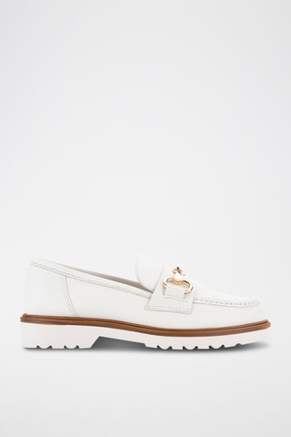 Leren Mocassins - Beige