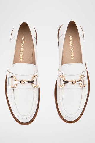 Leren Mocassins - Beige