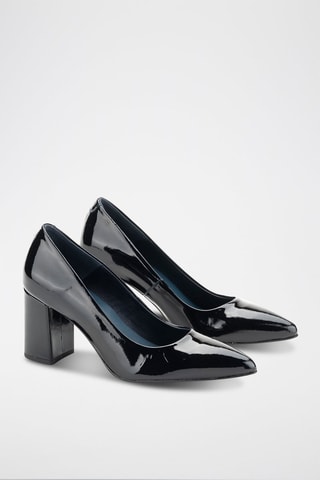 Leren Pumps Kayak - Marineblauw