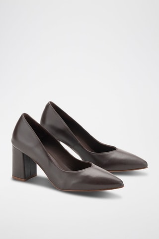 Leren Pumps Florencia - Bruin