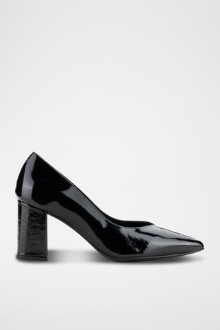Lakleren Pumps - Zwart