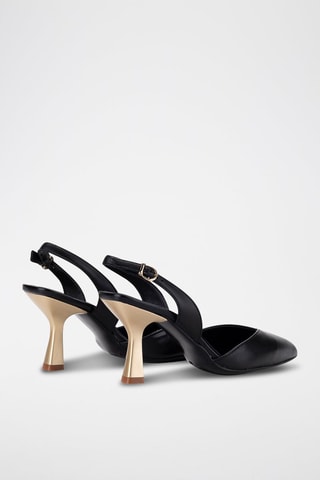 Leren Pumps - Zwart