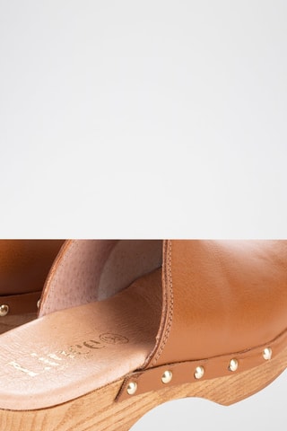 Leren Clogs - Bruin