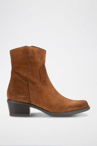 Nubuck Enkellaarzen Serraje - Bruin